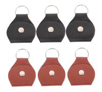 TOYANDONA 6piezas Funda para Púas De Guitarra Bolsa Colgante De Plectros De PU para Almacenamiento Seguro y Organizado