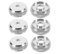 TOYANDONA 6piezas Nuez Pequeña para Reparación de Trompeta Accesorios de Pistón de Válvula Reemplazos de Tornillos de Pistón Botones de Dedo para Corneta de Válvulas de Escenario