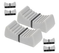 TOYANDONA 6piezas Potenciómetro Deslizante Recto Botones Planos De Repuesto Para Ejes De Potenciómetro Accesorios Para Guitarras y