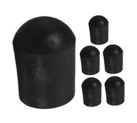 TOYANDONA 6piezas Protector Deslizante Para Endpin De Violonchelo Unidades De Punta De Goma Negra Resistente Diseño Minimalista Duradero Para Estabilidad Práctica y Actuación