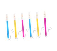 TOYANDONA 6piezas Silbato Deslizante De Instrumento Musical Silbato De Mano Entretenimiento para Pequeño y Portátil