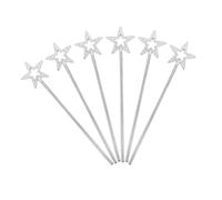 TOYANDONA 6piezas Varitas Mágicas para Niñas De Varitas De Estrella para Fiestas De Cumpleaños Cosplay y Actuaciones Escenario Accesorios Decorativos y Creativos para Celebraciones