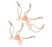 TOYANDONA 7 Piezas Bloque Mineral de Sal Rosa para Ganado y Cabras, Mejora la Producción Animal y Capacidad Reproductiva, Adecuado para Establos y Pastos, Peso 0.06-0.1 Lbs
