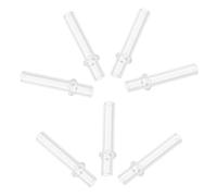 TOYANDONA 7 Soportes para Mecha de Lámpara de Aceite de Vidrio, Tubo Resistente al Calor 4 Mm Diámetro X 25 Mm Largo, Accesorios para Lámparas de Queroseno, Repuesto para Faroles
