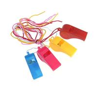 TOYANDONA 72 piezas Silbato de Plástico para Cordón de Lanyard para Actividades al Aire Camping y Senderismo Silbatos de Emergencia y Animación