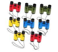 TOYANDONA 8 Piezas Binoculares para Compactos y Portátiles Educativos para Observación de Aves Exploración la y Camping Diseño Resistente y Adaptado para Manos Pequeñas para Actividades al