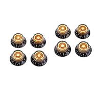 TOYANDONA 8 Piezas Partes De Guitarra Perilla De Potenciómetro Perilla De Control De Volumen Perilla Giratoria De Control Botón Giratorio Ajustable Pomo De Latón Electrónico Componente