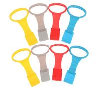 TOYANDONA 8 Piezas Pull Up Rings Multicolor Cot Hanging Handles With Detachable Buckle For Standing And Walking Training Assistant Exercise Tool