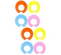 TOYANDONA 8 Piezas sombrero con visera de champú gorro de niño gorritos bebé recién nacido champú para niños gorro de ducha para niños gorro de ducha niño ajustable tapa de champú botón