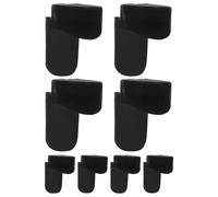 TOYANDONA 8 Piezas Soportes de Pulgar para Clarinete Silicona Negra Cojines Protectores Cómodos y Duraderos Accesorios para Alivio de Presión y Soporte Ergonómico Fáciles de Instalar