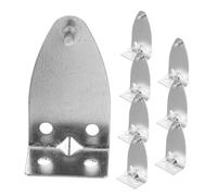 TOYANDONA 8 Piezas Soportes Metálicos para Persianas Enrollables de Unidades Ganchos de Seguridad para Cuerdas Recambios Resistentes y Fáciles de Instalar para Ventanas