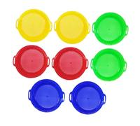 TOYANDONA 8 Piezas Tamices de Arena para Juguetes de Playa Coladores de Plástico Duraderos para la Arena Juego de Verano para Exterior