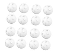TOYANDONA 80 Piezas Bolas Sonajero Blancas Insertos de Plástico para Juguetes DIY Ruido Suave para Bebés Accesorios de Reemplazo para Manualidades