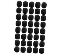 TOYANDONA 80 Piezas funda de micrófono cubiertas protectoras de micrófono auricular micrófono cubre espuma mini micrófono auriculares parabrisas del micrófono altoparlante