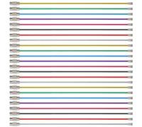 TOYANDONA 80 Unidades Anillos de Acero Inoxidable para Llaveros con Cable Resistente y Cierre Seguro para Organización y Uso Diario el Hogar o Eventos