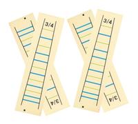 TOYANDONA 8piezas Etiquetas Removibles Para Diapasón De Violín Pegatinas De Posición Para Principiantes Indicadores De Notas Musicales Prácticas y Transparentes