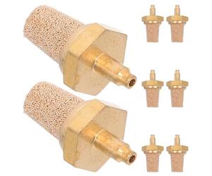 TOYANDONA 8piezas Filtros para Máquinas de Humo Boquilla de Repuesto para Tubo de Accesorio de Escape de Latón para Escenario Filtro de Aire de Escape y Boquilla de Filtrado para Máquina