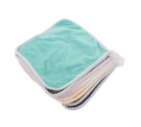 TOYANDONA 8piezas Toallitas Para Bebés Unidades Con Lazo Suaves De Franela Para Recién Nacidos Para Secar Manos Shower