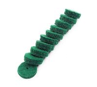 TOYANDONA 90 Piezas Arandelas De Piano De Fieltro Verde 22 Mm Lavadora De Piano para Piezas De Reparación y Accesorios De Teclado Adecuado para Mantenimiento y Regulación