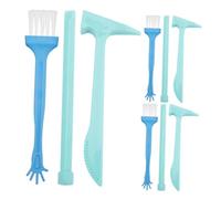 TOYANDONA 9juegos Kit De Excavación De Gemas para Niño Niña Herramientas De Jugar Arqueológicas Diseño Ergonómico y Divertido para Aprender Geología y Arqueología
