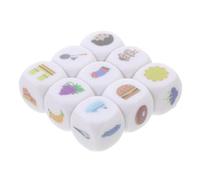 TOYANDONA 9piezas Cubo De Cuentos para Dados De Aprendizaje Creativo Ilustraciones Vibrantes para Casa y Fiestas Suministro Mesa