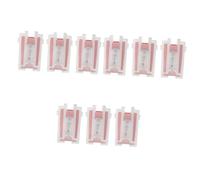 TOYANDONA 9piezas Stylus De Reemplazo Para Tocadiscos Aguja De Vinilo Cabezal De Accesorios De Audio Aluminio Rojo
