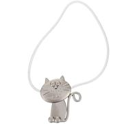 TOYANDONA Abrazadera Magnética para Cortinas de Metal con Diseño de Gato Sujeción Fuerte sin Perforación para Cortinas Finas Salón y Dormitorio