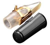 TOYANDONA Abrazadera para Saxofón Alto y Clarinete con Boquillero Transparente, Fácil Montaje, Portátil, Material Plástico y Metal para Accesorios Musicales