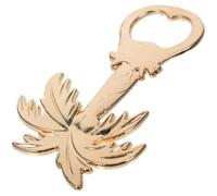 TOYANDONA Abridor Botellas de Aleación de Zinc Dorado Manual Herramienta Fácil para Apertura de Cerveza Diseño Decorativo para Bares Bodas y Fiestas