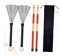 TOYANDONA Accesorio De Batería Baqueta De Bambú Duradero y Elegante Bolsa Portátil Para Instrumentos