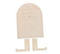 TOYANDONA Accesorios Para Fotos De Anuncio De Bebé Placa De Madera Para El Mes Decoración De La Del Bebé Marcador De Crecimiento Para El Primer Año.