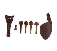 TOYANDONA Accesorios para Violín Madera de Incluye Clavijas de Cordal de Violín y Barbada para Amantes Música Tienda y Hogar