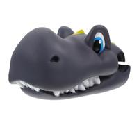TOYANDONA Adorno para Manillar de Bicicleta Infantil de Silicona Gris Diseño de Dinosaurio Accesorio para Scooter y Decoración de Dibujos Animados para Manillares de Bicicletas y Triciclos