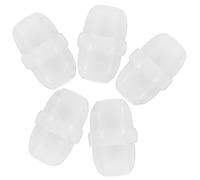 TOYANDONA Agitador Magnético 5 Piezas Barras Agitadoras de Ptfe de Color Claro para Mezcladores de Líquidos en Placa Calefactora, Uso Industrial Control Preciso y Alta Reutilizable