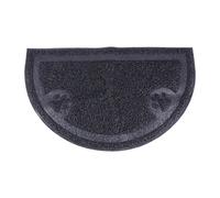 TOYANDONA Alfombra De Arena para Gatos Almohadillas Basura Mascota Alimentación Semi Estera De Arena para Gatos Mantel Antiderrame De Polivinilo Negro Color Aleatorio