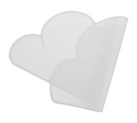 TOYANDONA Alfombrilla de Silicona Antideslizante para Mascotas, Tapete Reutilizable para Alimentación de Gatos y Perros, Diseño en Forma de Nube, Color Gris Claro, Mantén Limpio y Seco