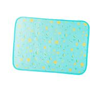 TOYANDONA Alfombrilla Refrigerante para Mascotas de de Seda Colchoneta de Enfriamiento para Perros y Gatos Lavable y Transpirable para Interior y Exterior Frutas Azules