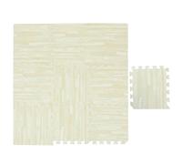 TOYANDONA Alfombrillas de Juegos para Bebés Tapete de Suelo de Eva Vetas de Madera 30x30x1 Cm Acolchado Transpirable para Interiores Habitación Infantil 10 Piezas
