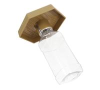 TOYANDONA alimentador automático de Agua Accesorios de Tanque de Gecko Plato de Agua de Lagarto Plato de Comida de Agua de Tortuga Plato de alimentación de Esquina para lagartos AbS