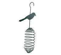 TOYANDONA Alimentador De Aves Metálico Bola y Soporte para Comida Comedero Portátil Resistente para Pájaros