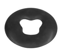 TOYANDONA Almohada Facial de Silicona Suave para Masaje Salón de Belleza y SPA Cojín Ergonómico Reutilizable para Cama de Masaje Fácil Limpieza Color Negro Diseño para Descanso Confortable