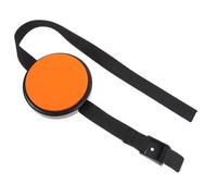 TOYANDONA Almohadilla de Práctica de Batería Electrónica Portátil de Silicona Naranja para Pierna Pequeña, Pad de Batería Soporte, Accesorio Compacto para Entrenamiento en Casa y Ensayo