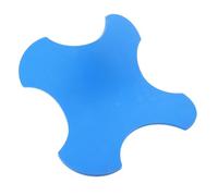 TOYANDONA Almohadilla de Silicona 14x14 de Gorras para Prensa Térmica Azul | Distribución Uniforme de Calor y Presión, Superficie Lisa sin Burbujas, para Vinilo Htv y Sublimación