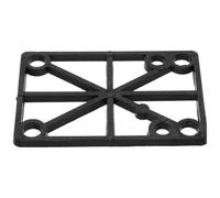TOYANDONA Almohadilla Elevadora y Mejora de Estabilidad Resistencia al Desgaste Negro para Patineta de Plástico para Equipo Deportivo y Tabla de Surf Terrestre