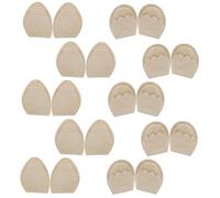 TOYANDONA Almohadillas para Tacones Altos y Deportivos, Esponja, Ajustadoras Talla, para Mujer y Niña, Uso Diario y Calzado Antideslizante, Pack 10 Pares (5 Redondas y 5 Puntiagudas Color Piel