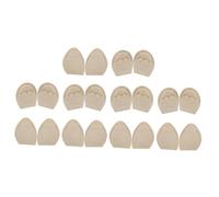 TOYANDONA Almohadillas para Tacones Altos y Deportivos, Esponja Suave, Ajustadoras Talla, para Mujer y Niña, Uso Diario y Calzado Antideslizante, Pack 10 Pares (5 Redondas y 5 Puntiagudas Color Piel
