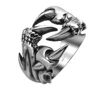 TOYANDONA Anillo Abierto Para Hombre Garra De Dragón Anillo De Dedo De Elegante Accesorio De Moda Para Uso Diario Decorativo