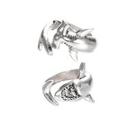 TOYANDONA Anillo Ajustable De Dedo Abierto Para Parejas, Diseño Creativo y Elegante, Anillo Envolvente, Adecuado Para Combinar y Apilar, Obsequio Para Mujer y Hombre