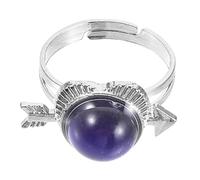 TOYANDONA Anillo Ajustable que Cambia de Color Estado de Ánimo Anillo de Humor para Chicas Adolescentes Diseño Único de Joyería de Temperamento para San Valentín