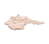 TOYANDONA Applique de Madera Tallada con Diseño de Uvas Hueco Decoración para Muebles y Marcos de Gabinete Adorno de Madera Maciza para Embellecer Paredes y Muebles